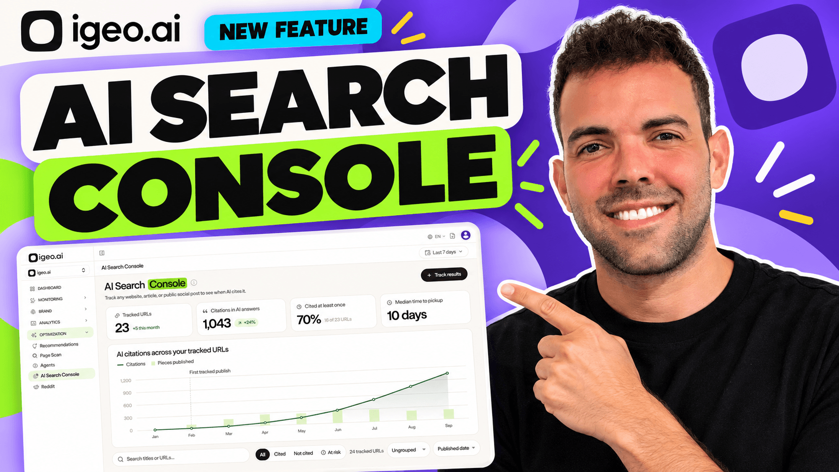 Introducing igeo.ai AI Search Console, with Orel Emil Ohayon and a preview of the citation tracking dashboard