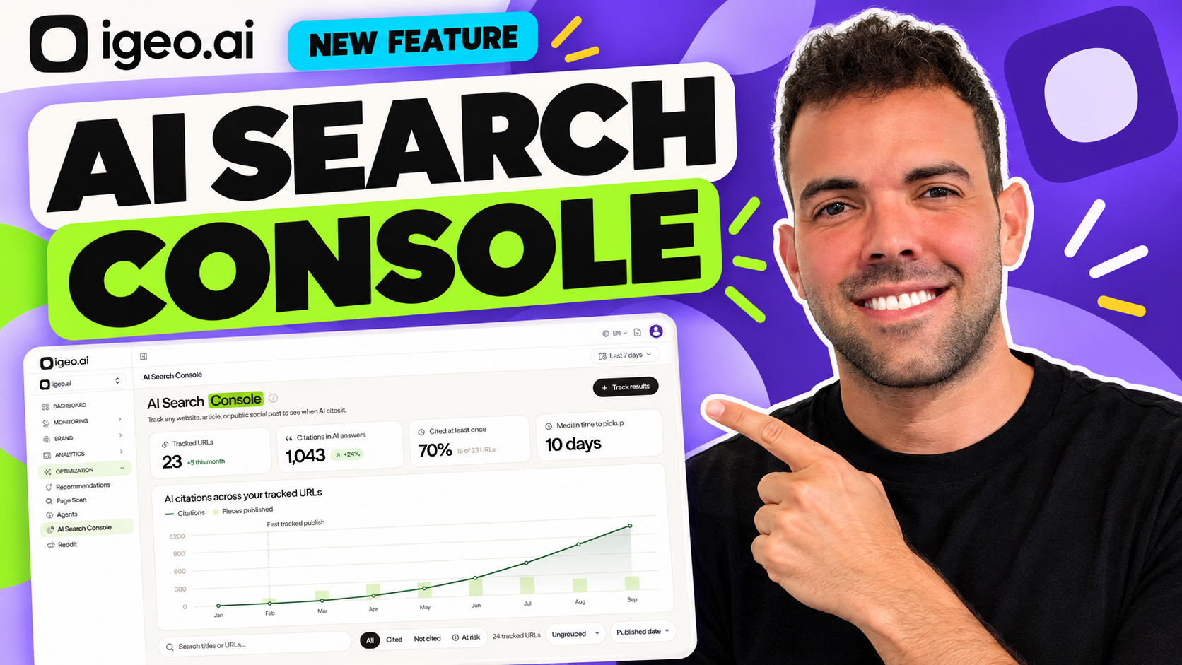 Introducing igeo.ai AI Search Console, with Orel Emil Ohayon and a preview of the citation tracking dashboard