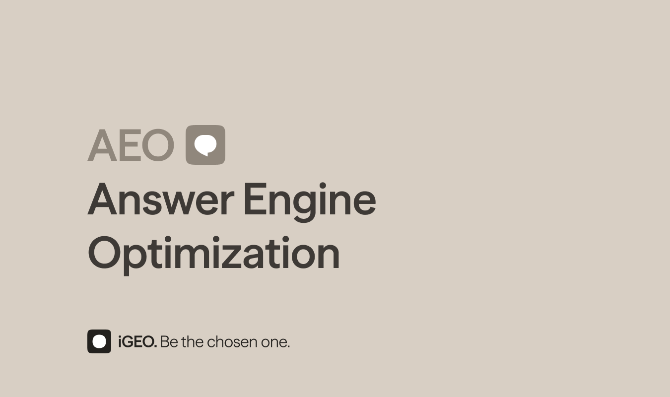 Answer Engine Optimization AEO
